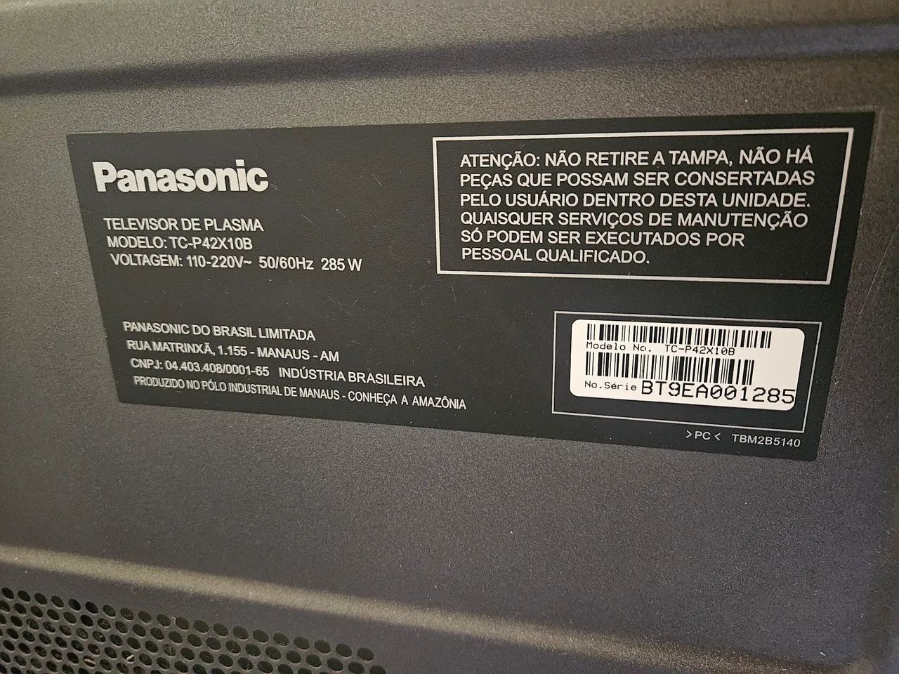 TV Panasonic 