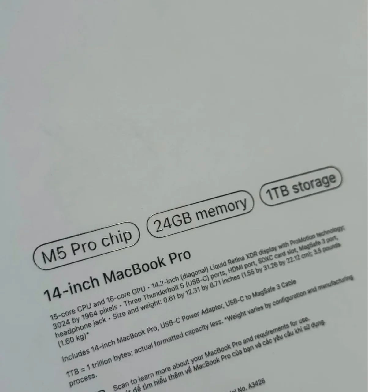 MacBook Pro M5 Pro - Foto 2