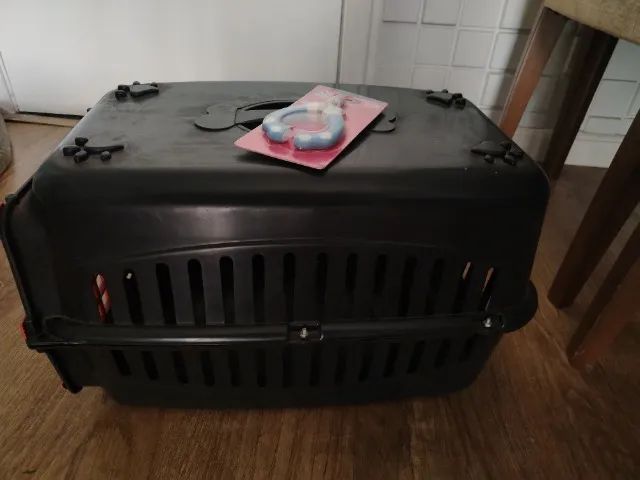 Caixa de transporte de animal e cortador de unha - Foto 4