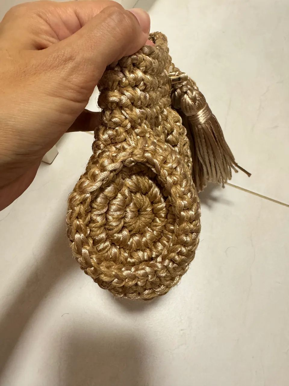 Bolsa luxo de crochê  - Foto 5