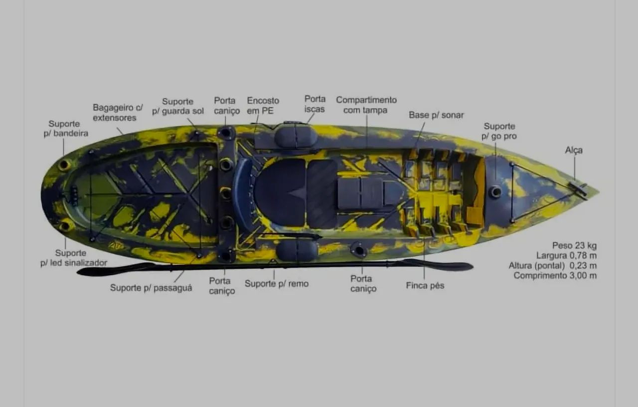 Caiaque Robalo Standard Caiaker