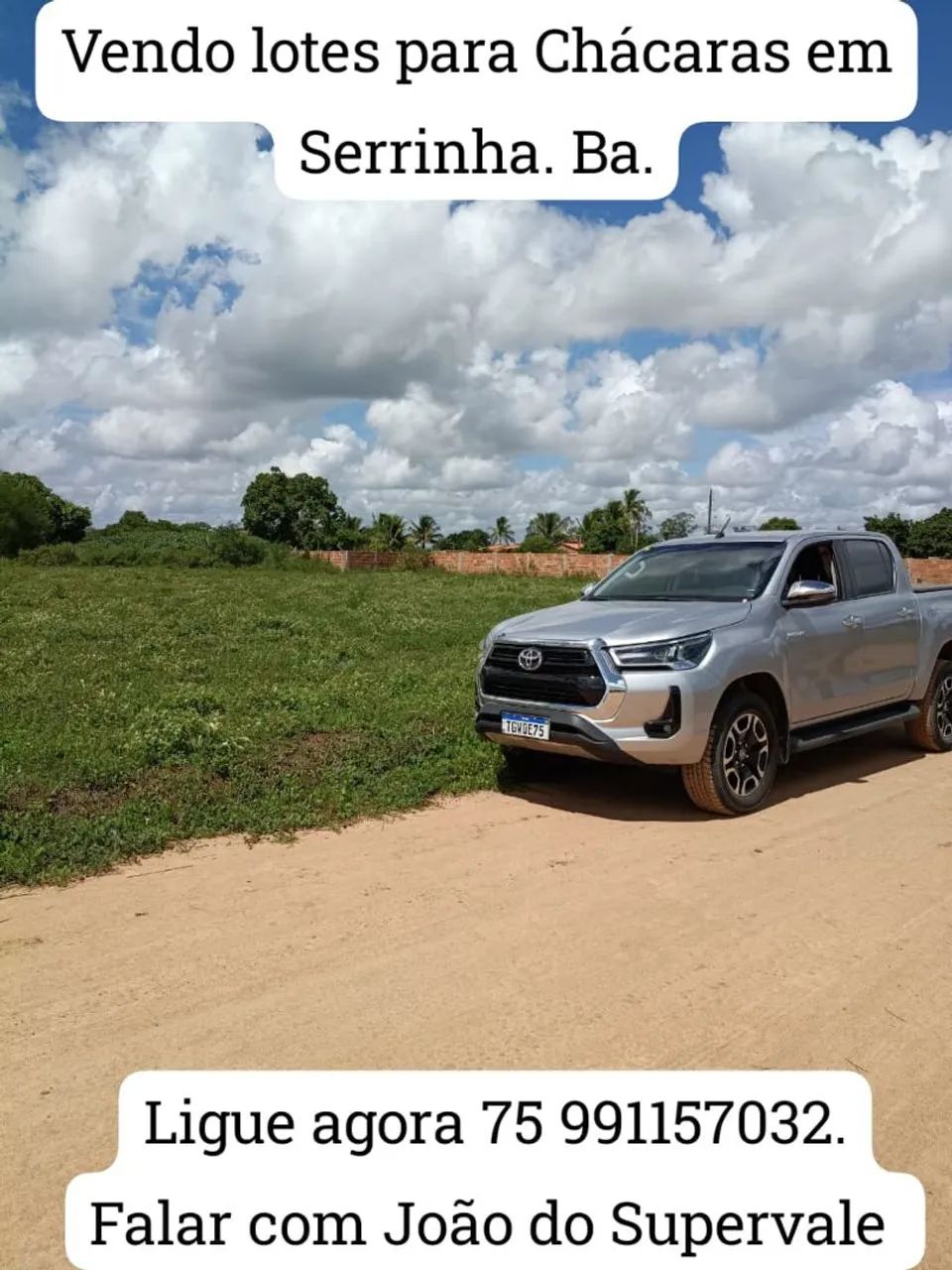 Terreno de Chácaras em Serrinha 