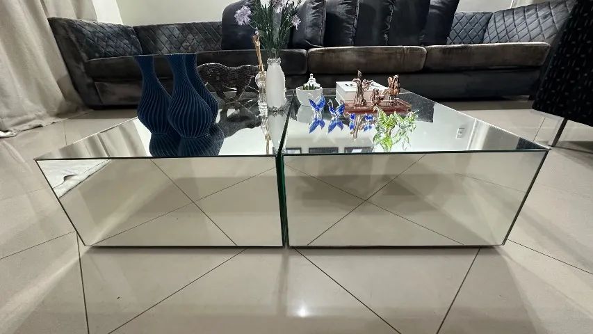 Par de mesa de centro espelhada - Foto 2