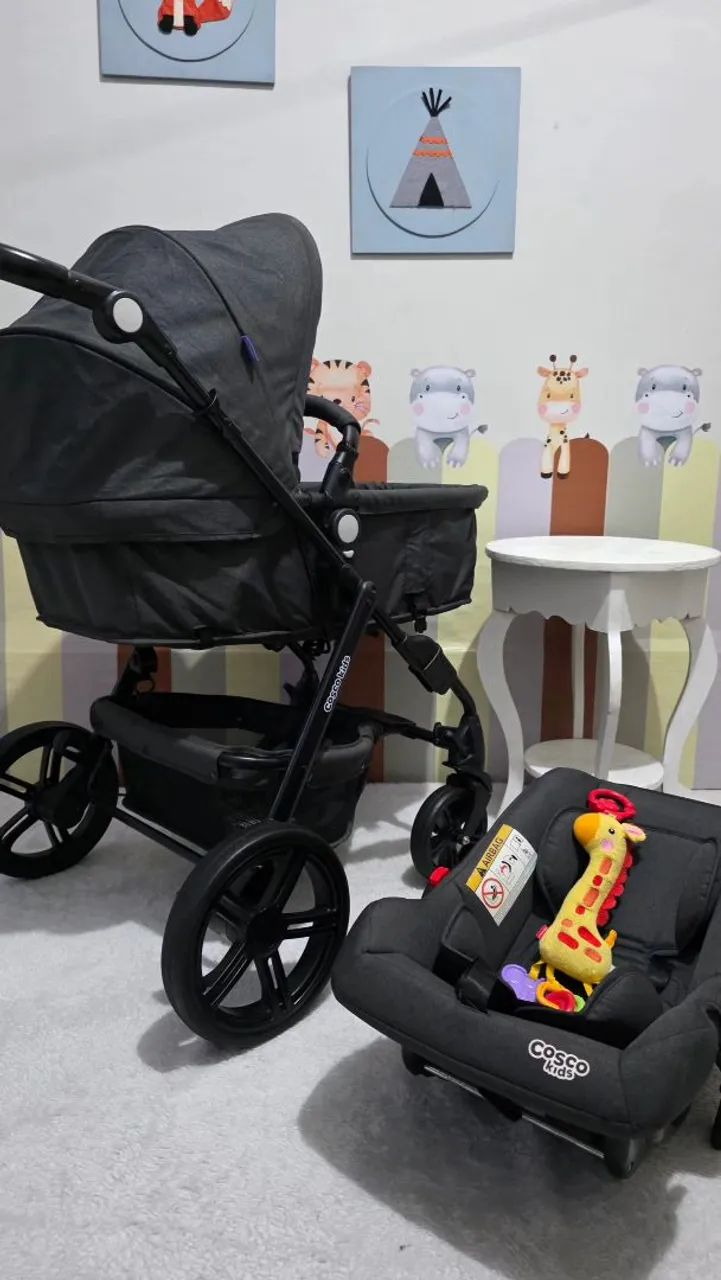 Carrinho e Bebê Conforto 