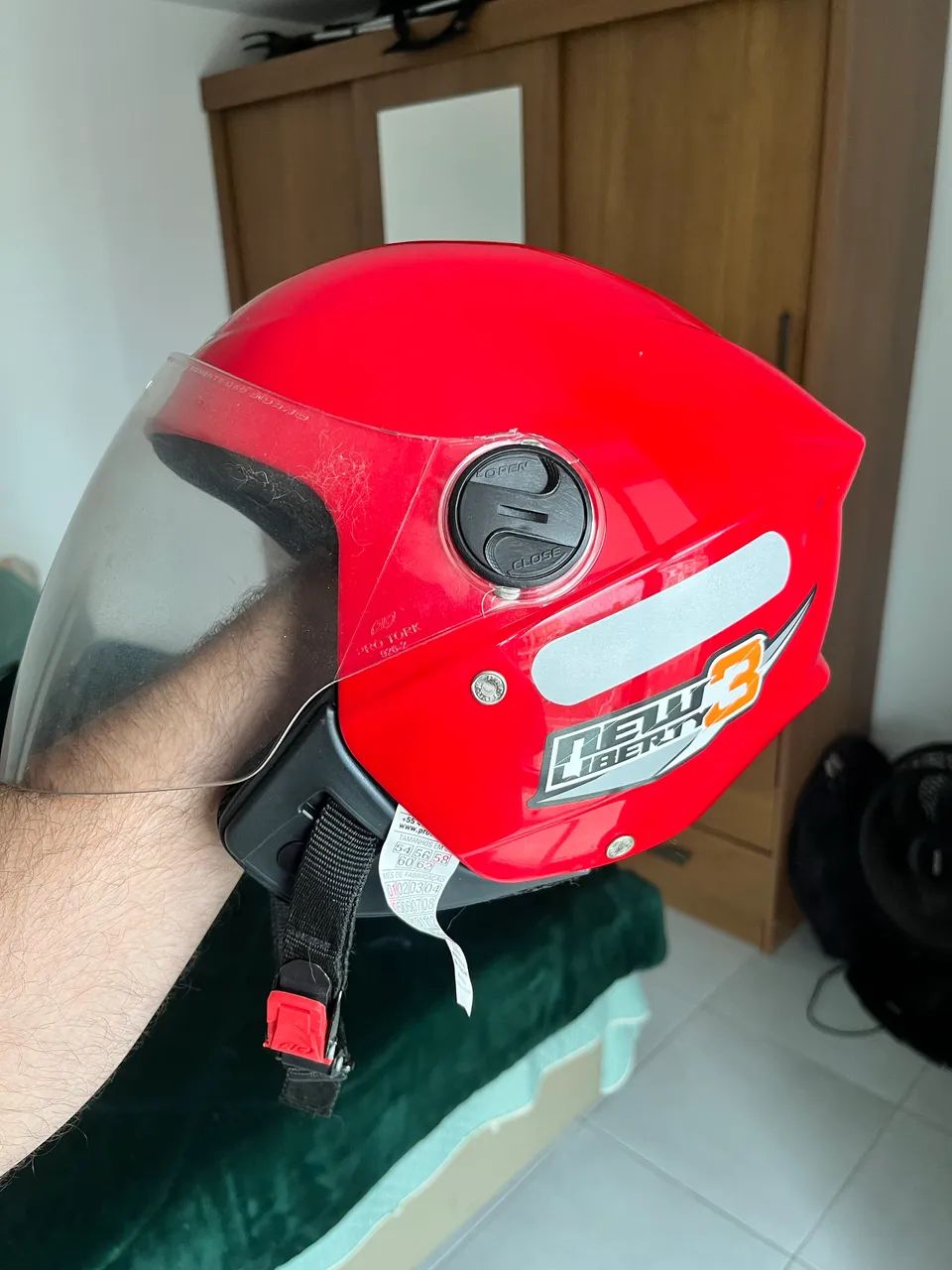 Capacete new liberty n58 vendo  - Foto 2