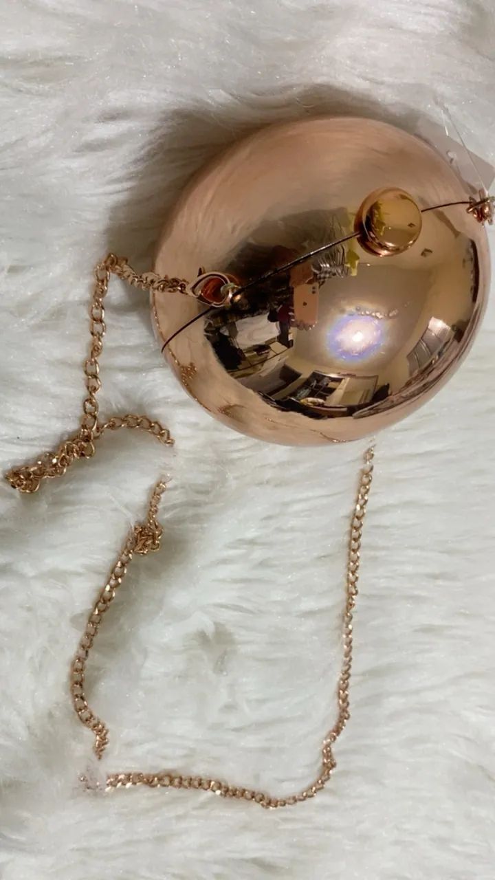 Bolsa Esfera rose gold- Novo - Foto 2