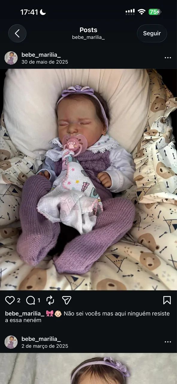 Bebê Reborn corpo de pano - Foto 2