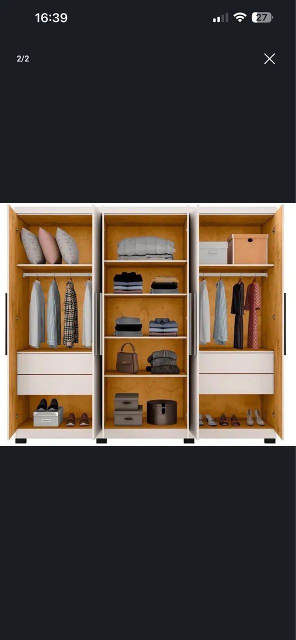 GUARDA ROUPA CASAL - Foto 2