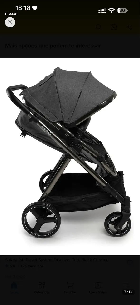 Carrinho de bebê safety 1 