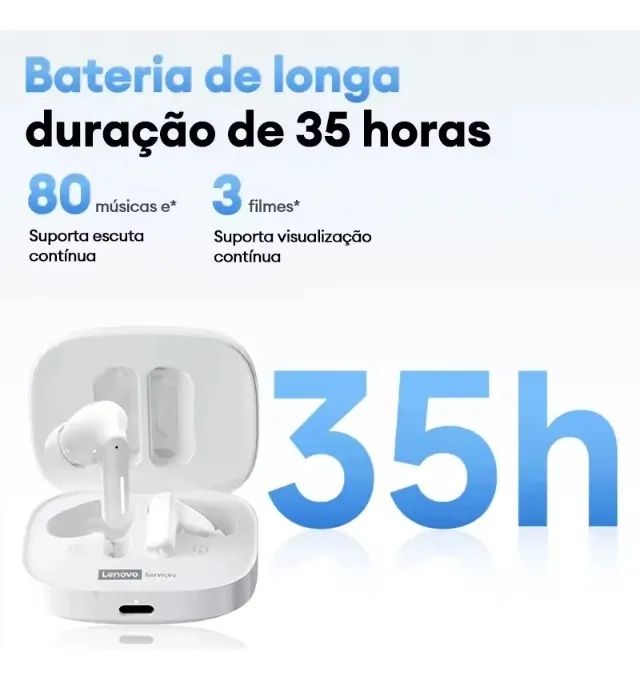 Fone de ouvido Lenovo Le209 Bluetooth - Foto 5