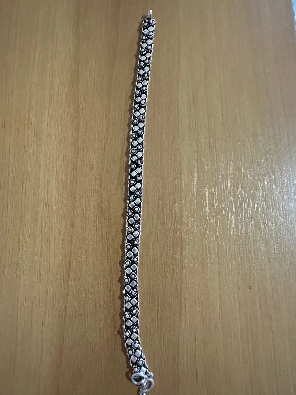 Pulseira prata de bali