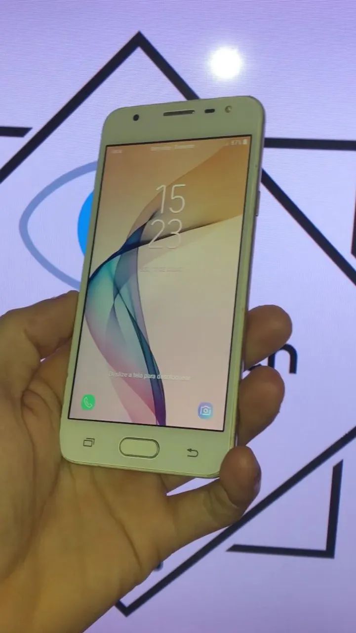J5 prime samsung galaxy branco seminovo 