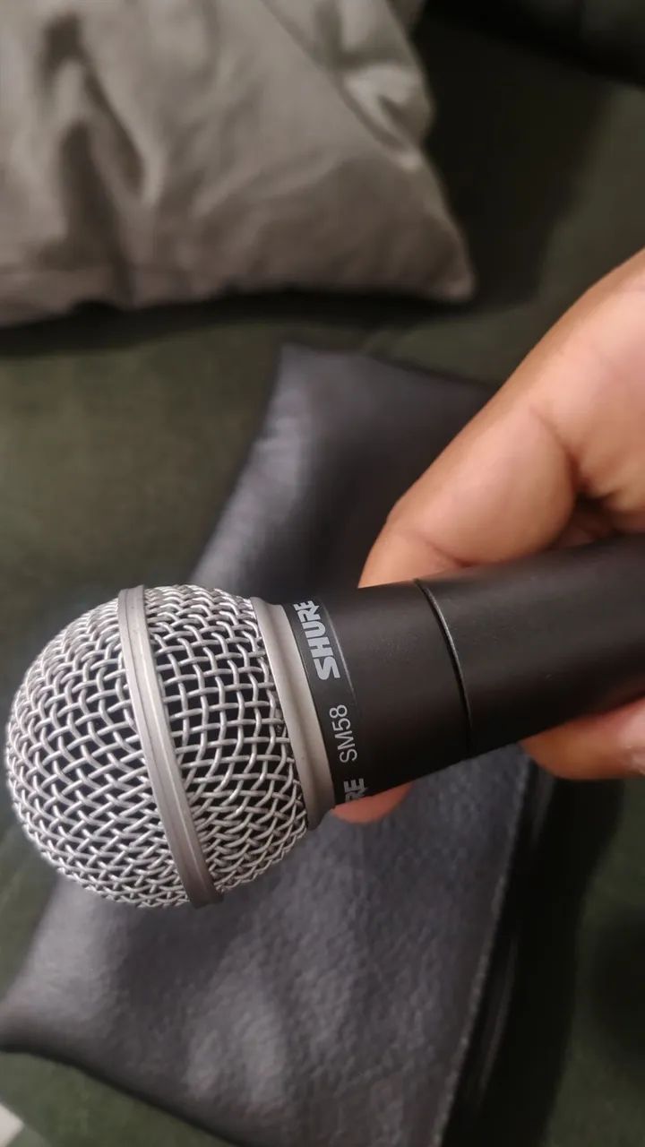 Microfone Shure Sm58 Original (comprado em loja física) Leia a