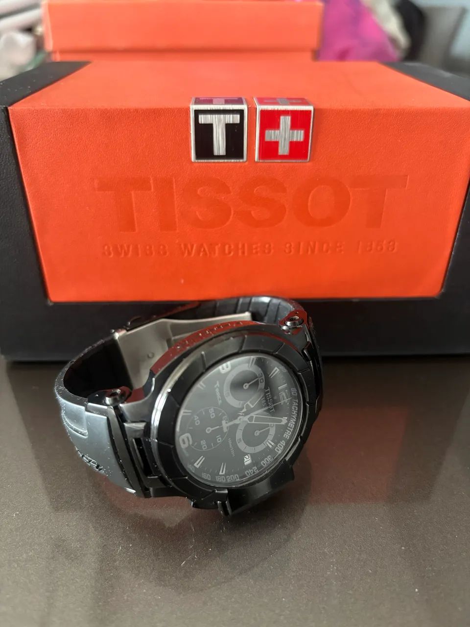 Tissot T Race all black Original com caixa 