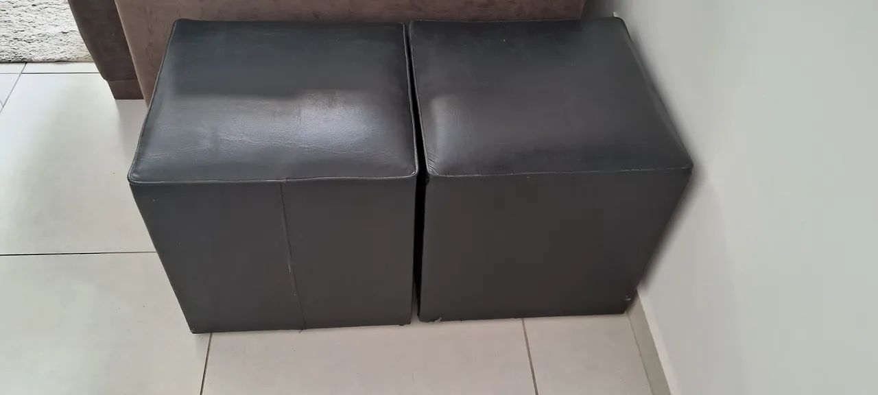 2 Pufs-Corino preto - Foto 2