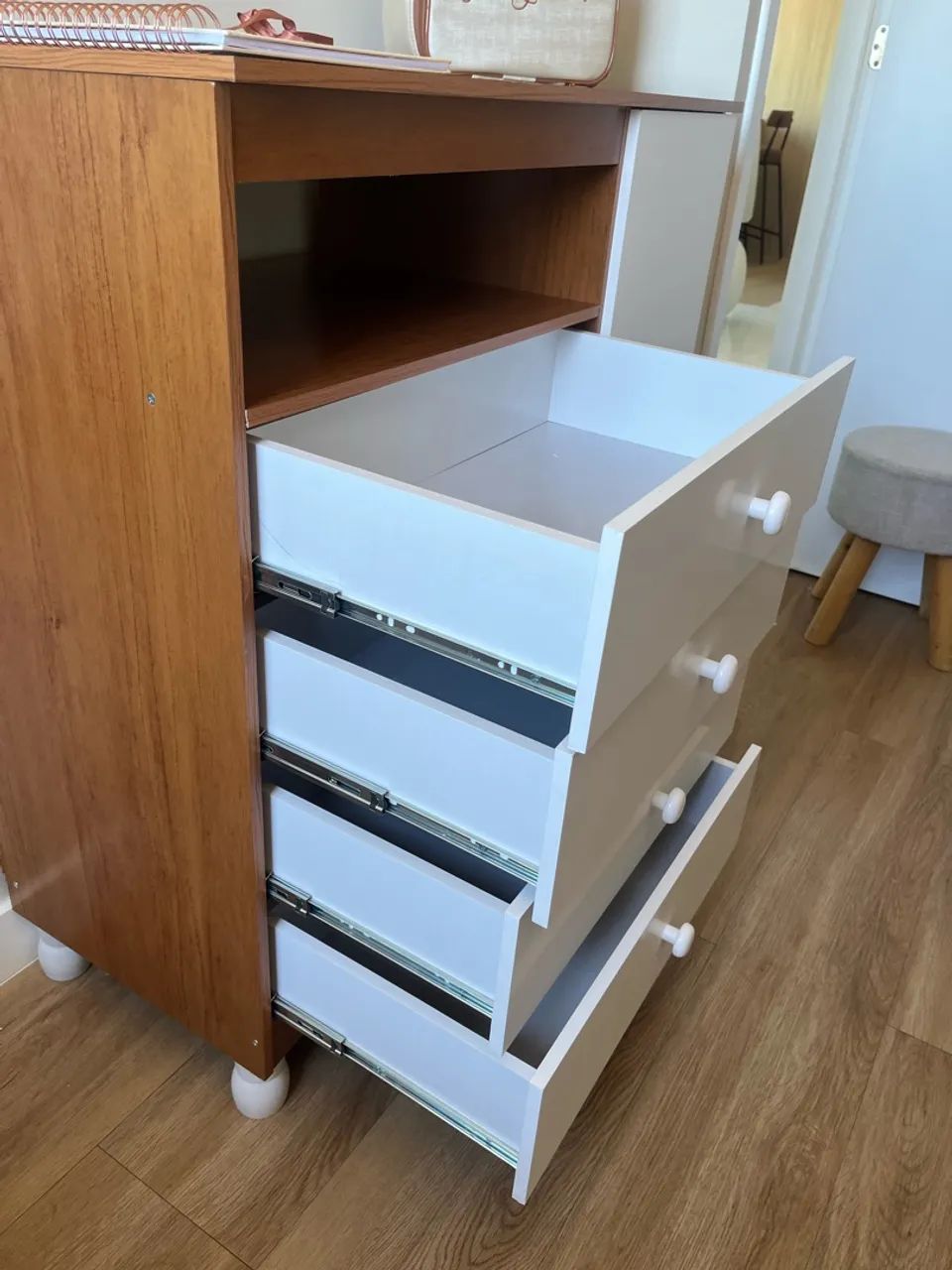Cômoda infantil - quarto de bebê  - Foto 4