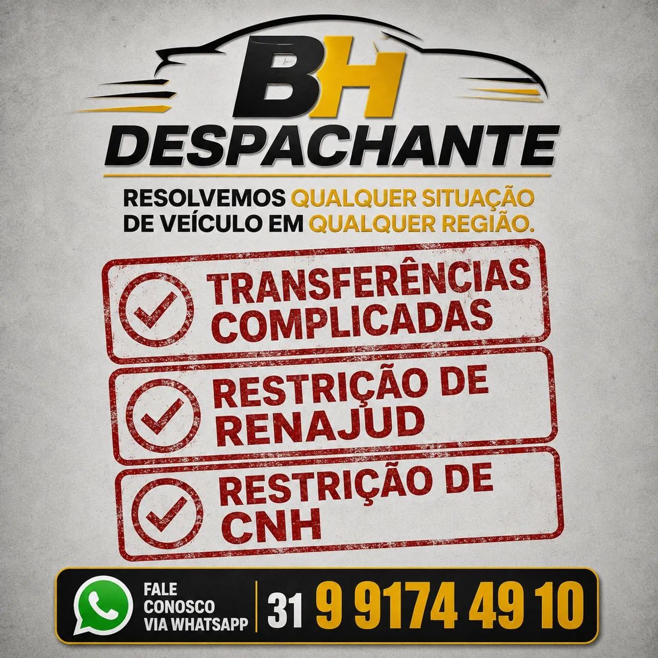 DESPACHANTE VEÍCULO - DETRAN