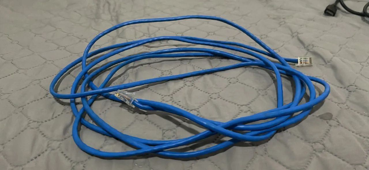 Cabo de Rede Ethernet RJ45 Azul ? Medida Longa - Foto 3