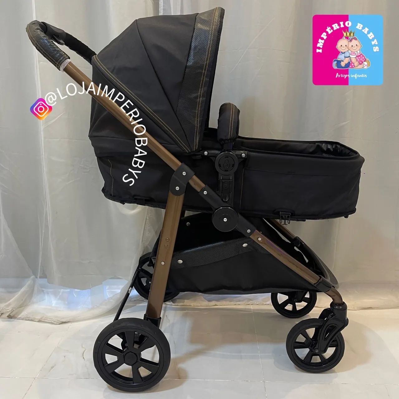 Carrinho de bebê Galzerano Moisés 