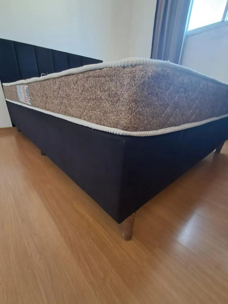 CAMA DE CASAL BOX + COLCHÃO - Foto 2