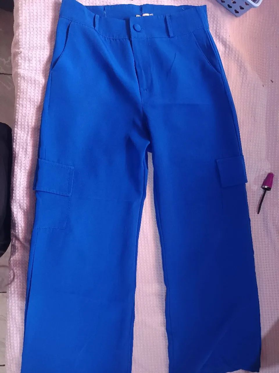 Calça cargo azul  - Foto 2