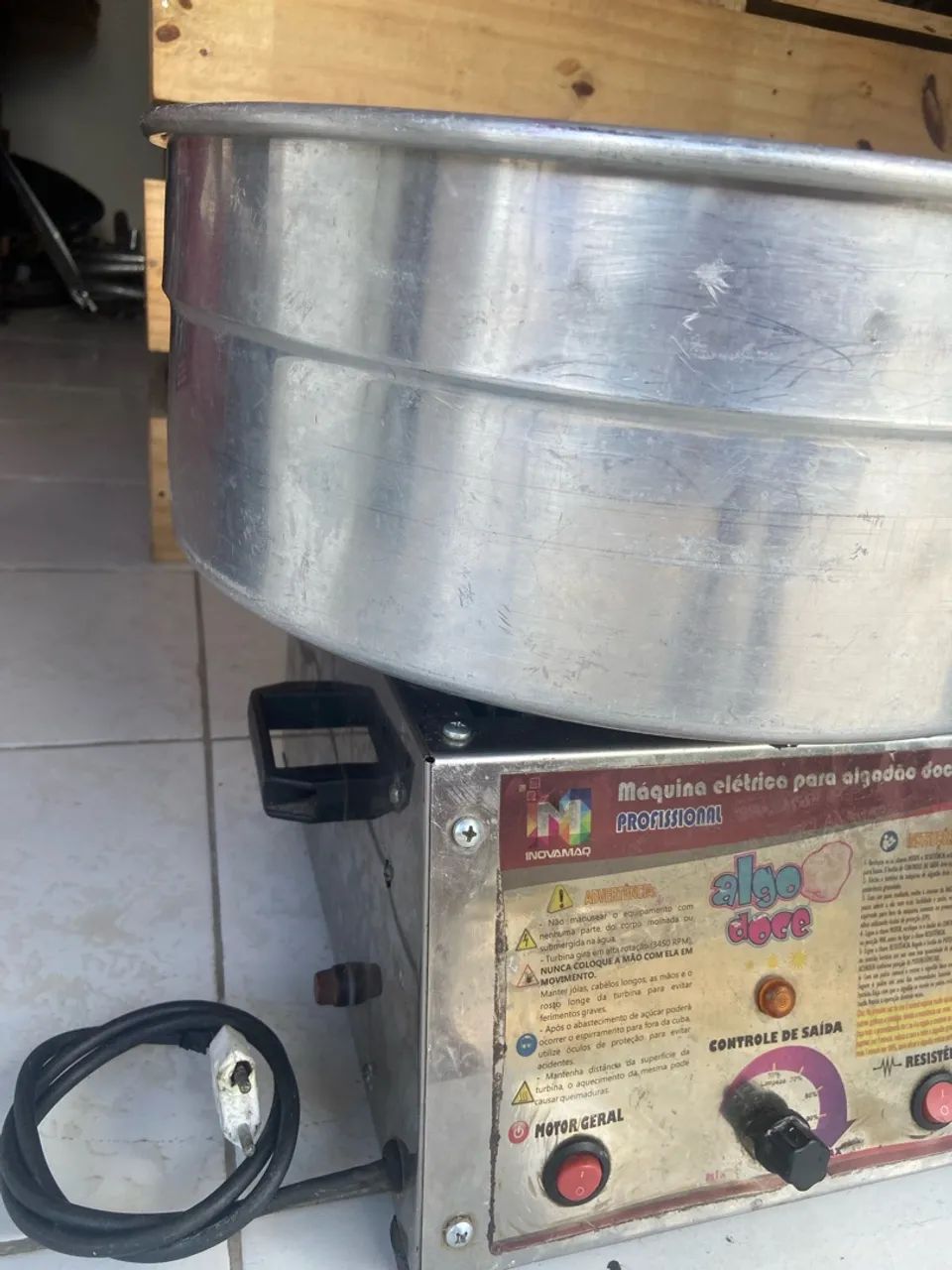 Máquina de algodão doce  - Foto 2