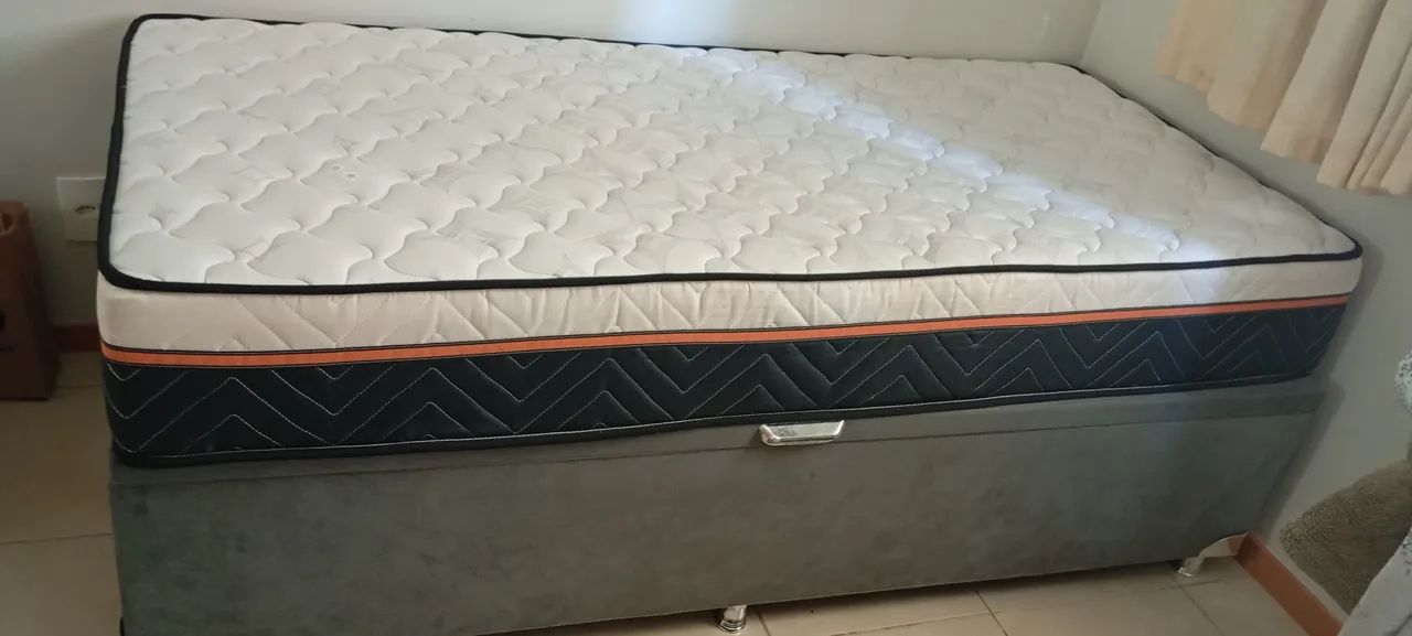 Cama box baú solteiro Americanflex  - Foto 5