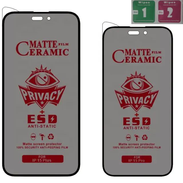 Atacado Pelicula Fosca de Ceramica de Privacidade Iphone e Samsung - Foto 3