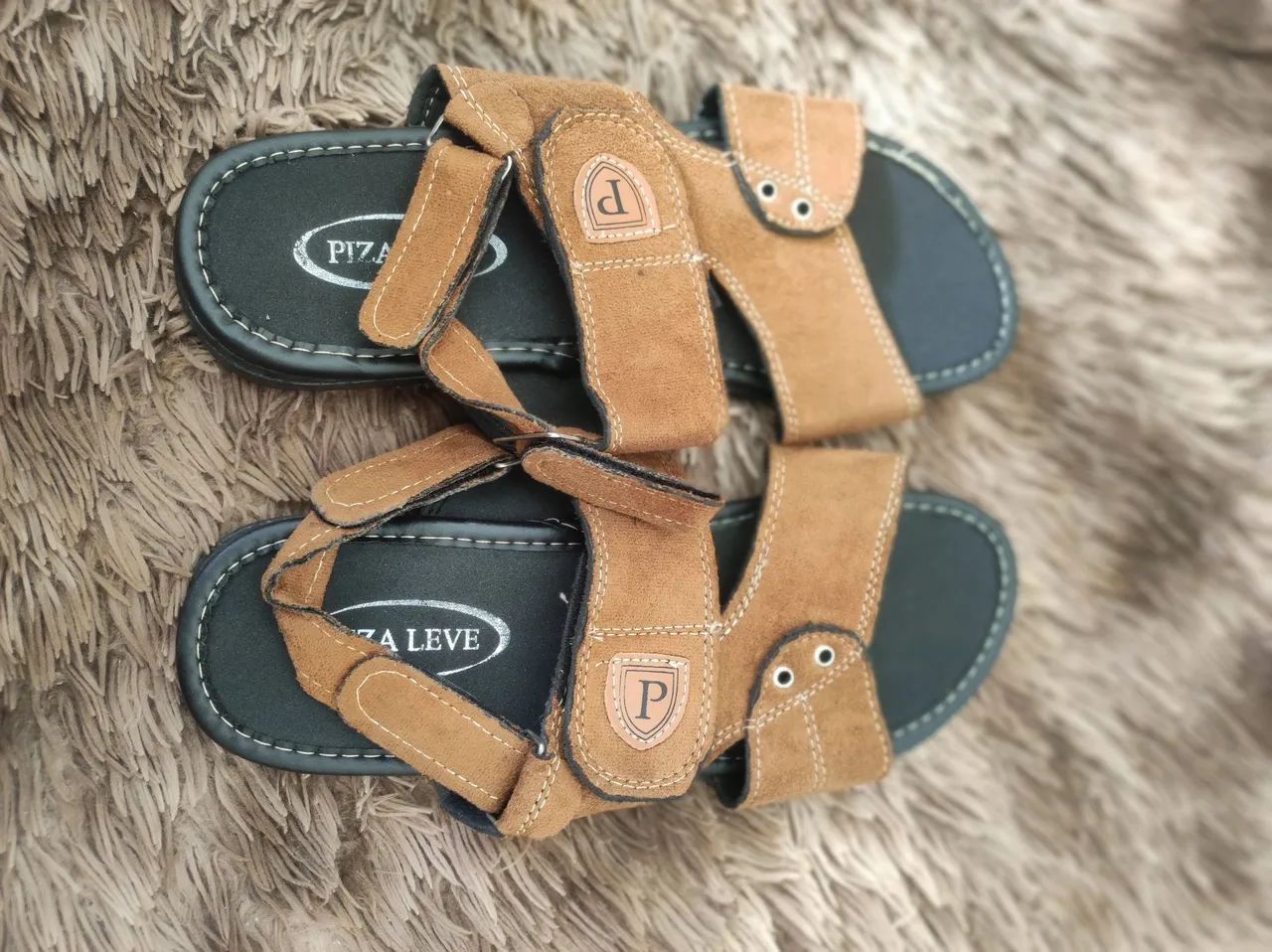 Sandália de Couro Masculina 