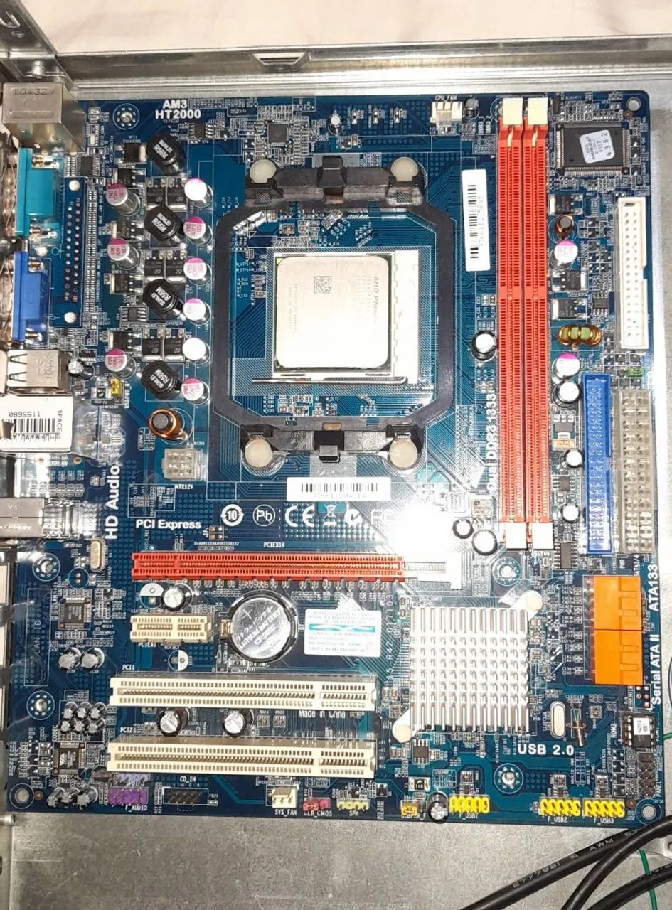 Placa mae ddr3 até 16gb. Com processador - Foto 3