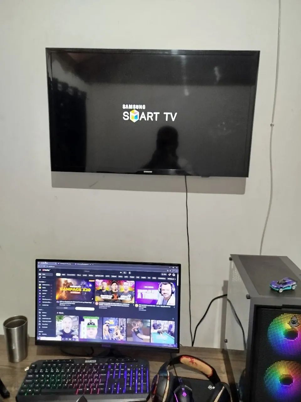 Tv Samsung smart 32 polegadas (impecável)