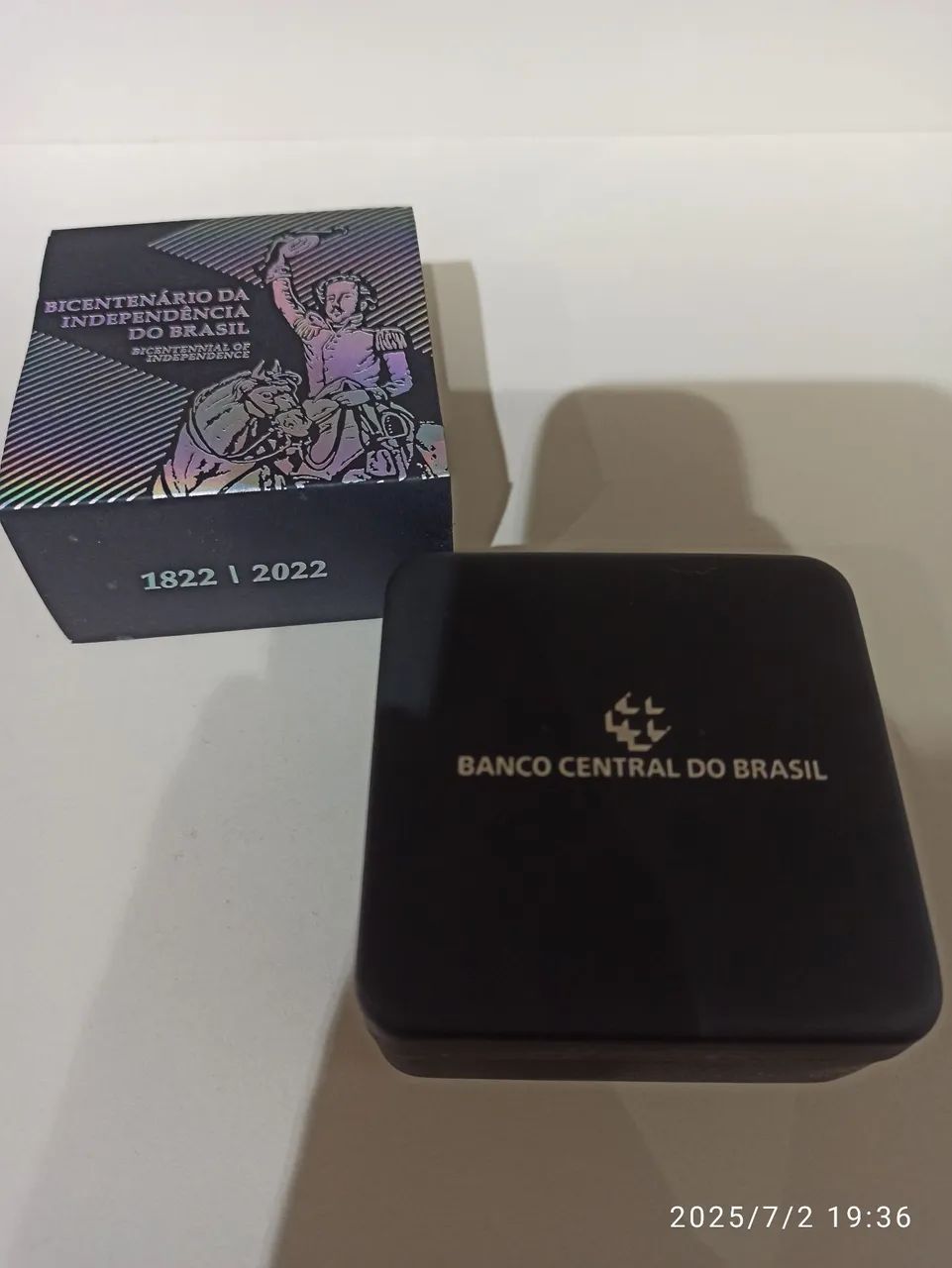 Bicentenário da Independência em prata e CuNi (colorida) - Foto 2