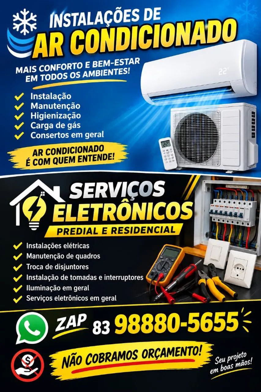 Eletricista disponível 