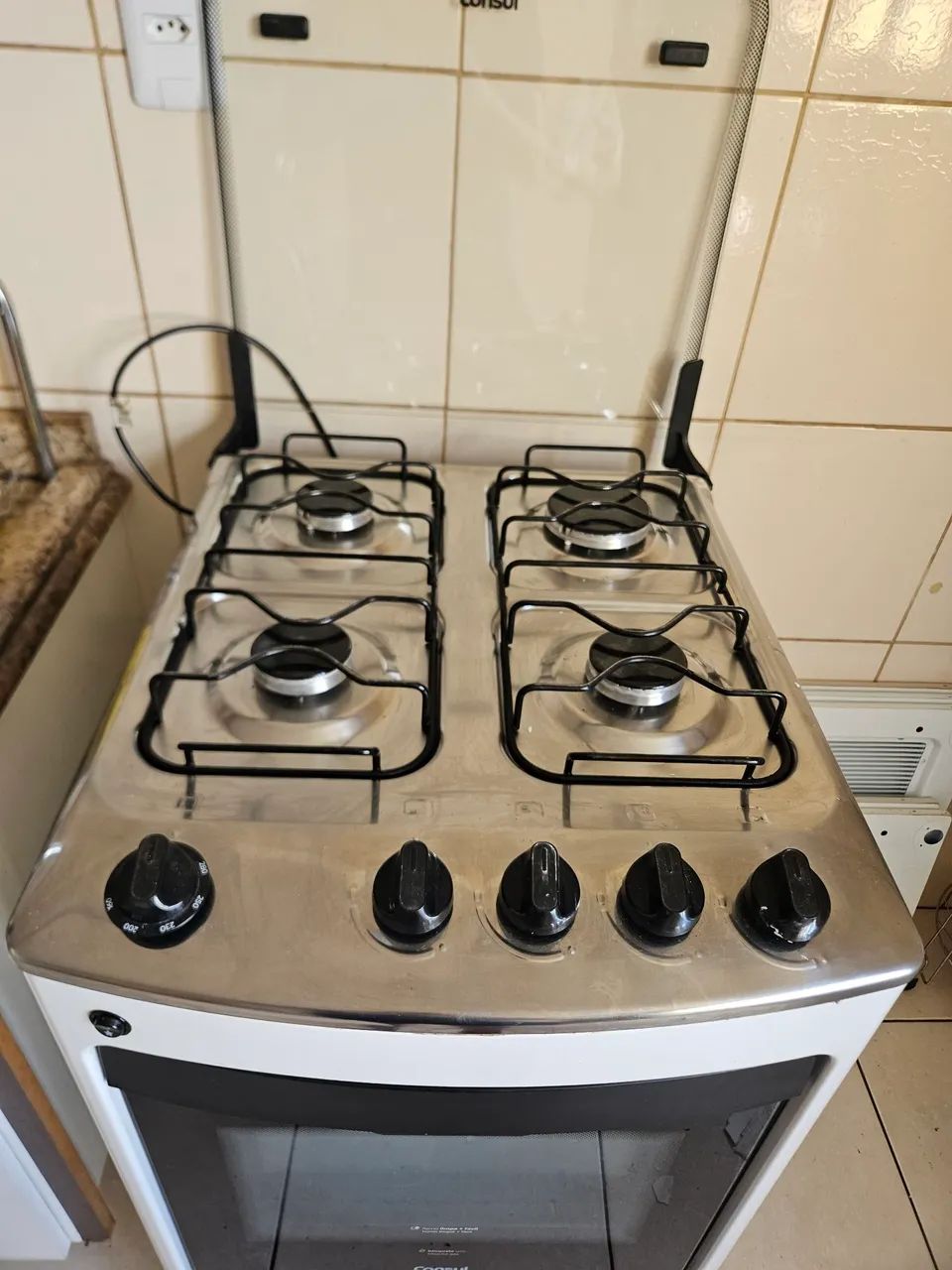 Fogão Consul 4 bocas Branco com acendimento automático - Foto 4