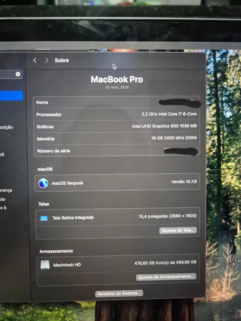 MacBook Pro 15? 2018 | i7 6-Core | 16GB RAM | SSD 500GB - Foto 2
