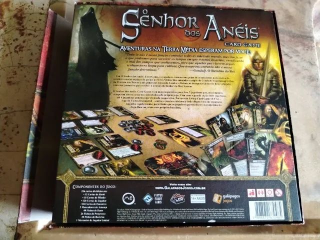 O Senhor dos Anéis CardGame - Jogo Completo da Galápagos - Foto 2