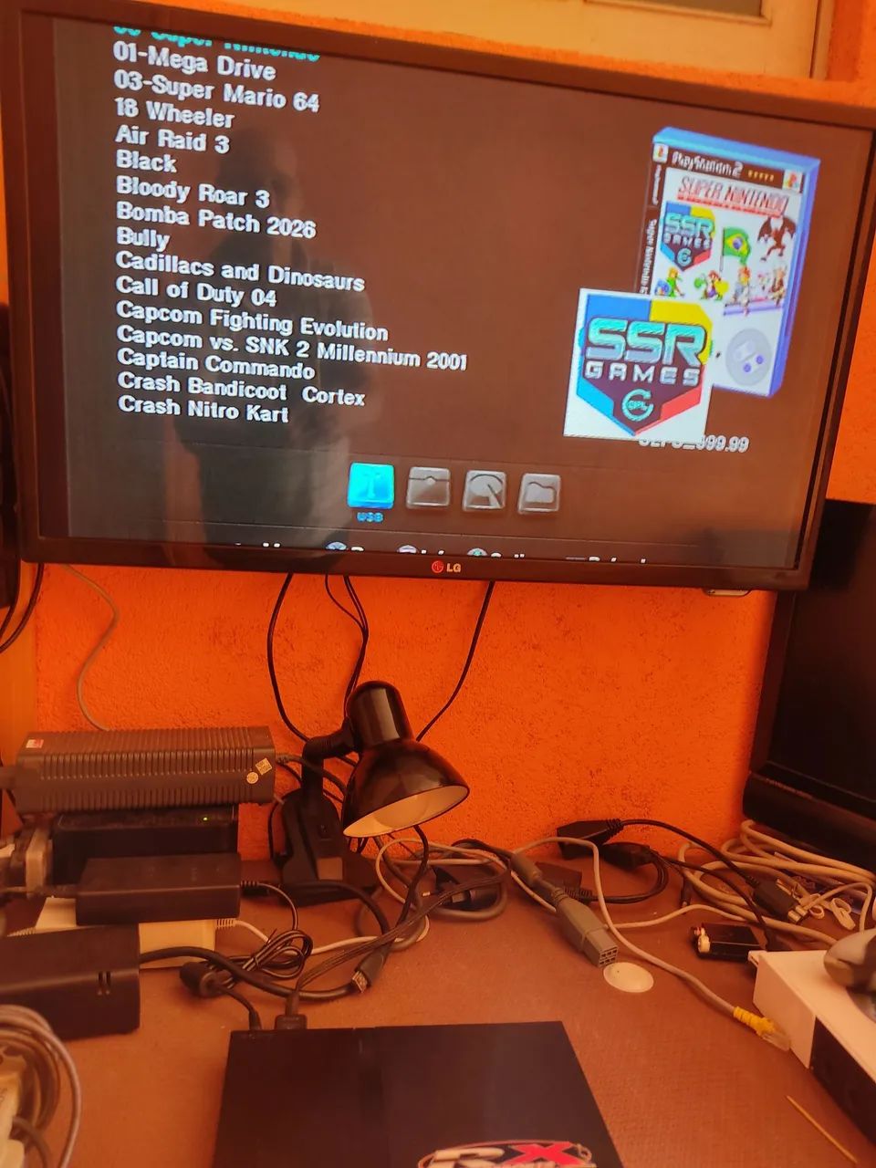 PS2 slim destravado  - Foto 4