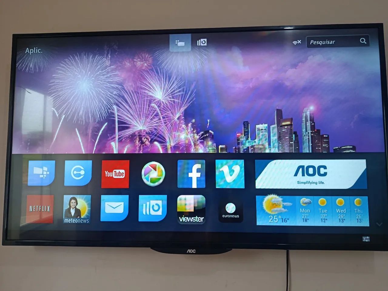 Tv smart led 43 polegadas AOC - Foto 4