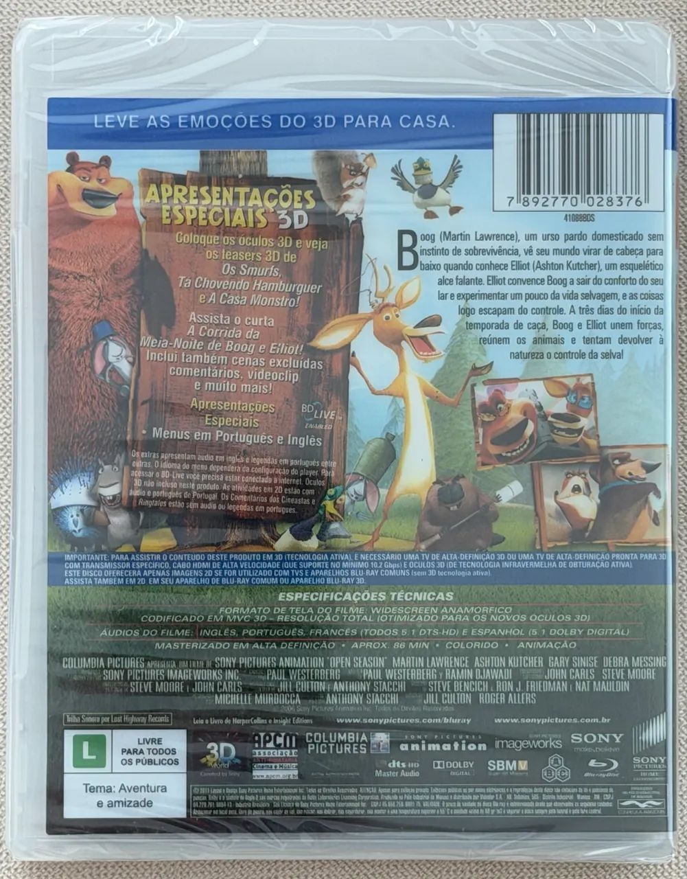 Blu-ray 3D O Bicho Vai Pegar (original e lacrado) - Foto 2