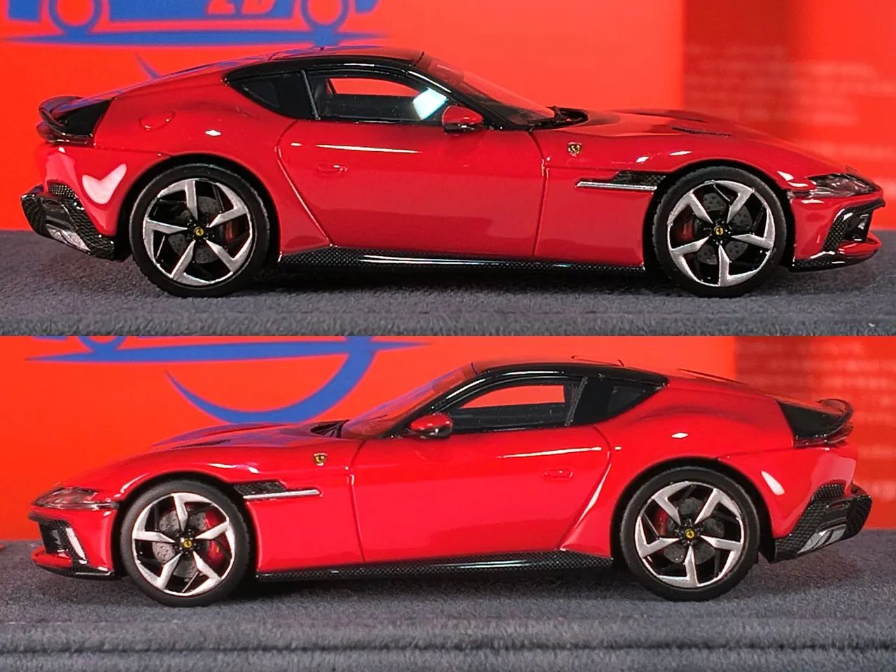 Zadie Model 1:64 (resina) Ferrari 12 Cilindri rosso corsa - Foto 3