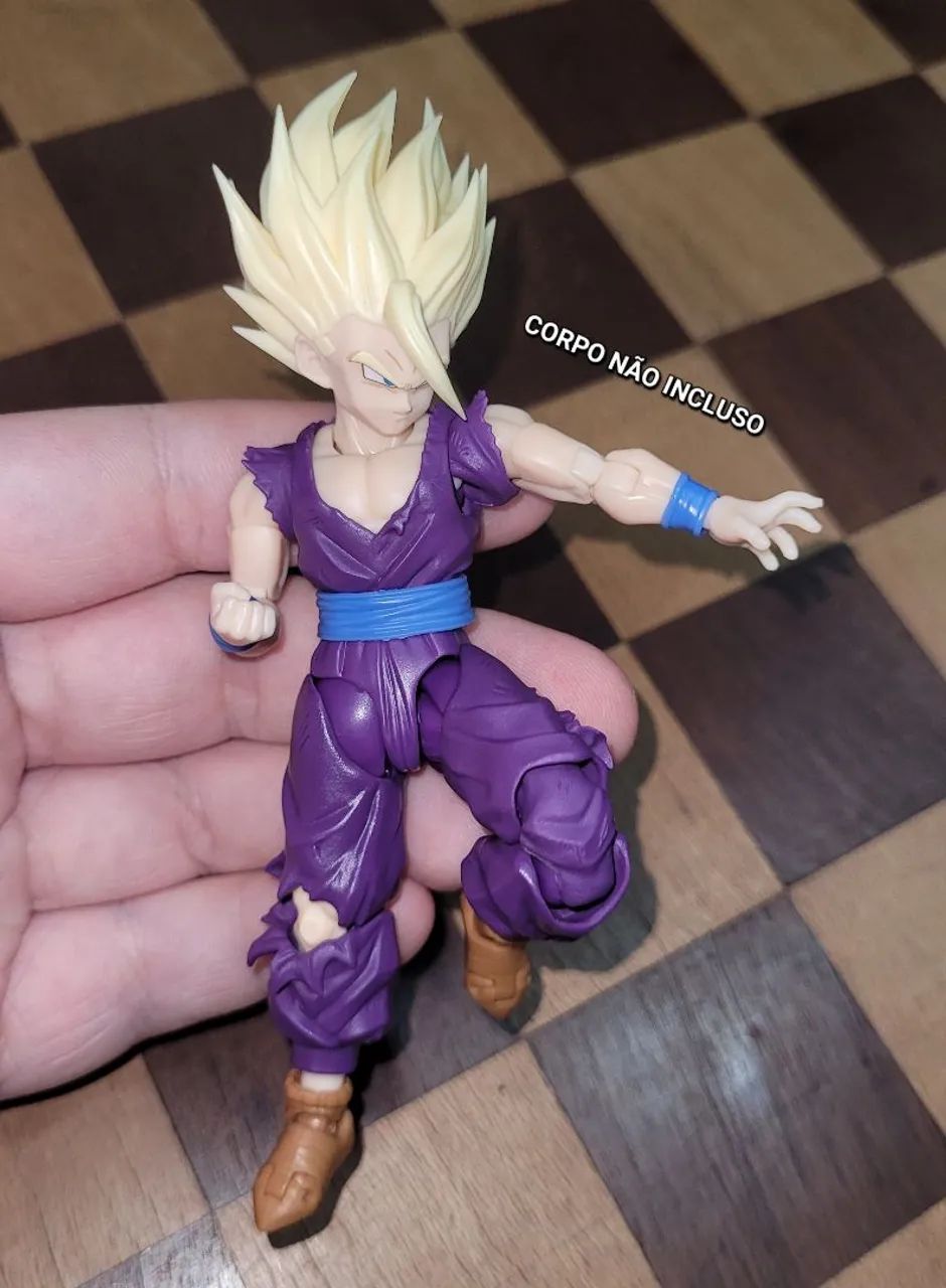 Gohan head HM AH008 cabeça 008 CREATION para Sh Figuarts Bandai e Demoniacal Fit  - Foto 4