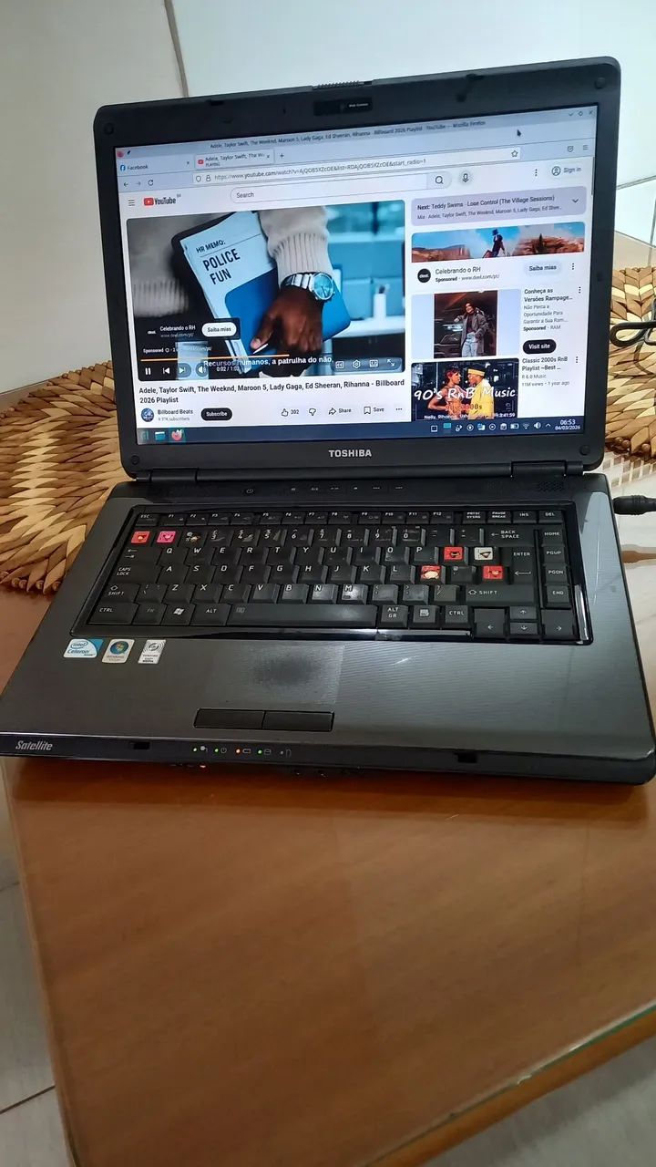 Notebook Toshiba satellite Europa 
