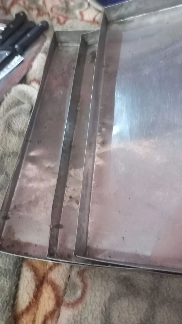 ADSADEIRA DE INOX PARA COMERCIO E 3 Facas de carne