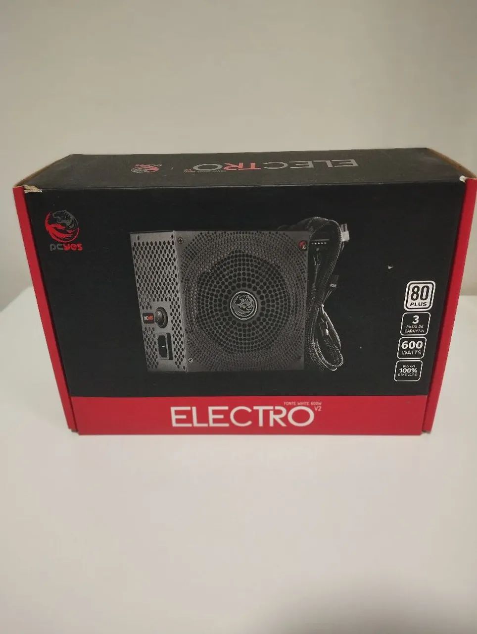 Fonte PCYES 600W 80Plus - Foto 3