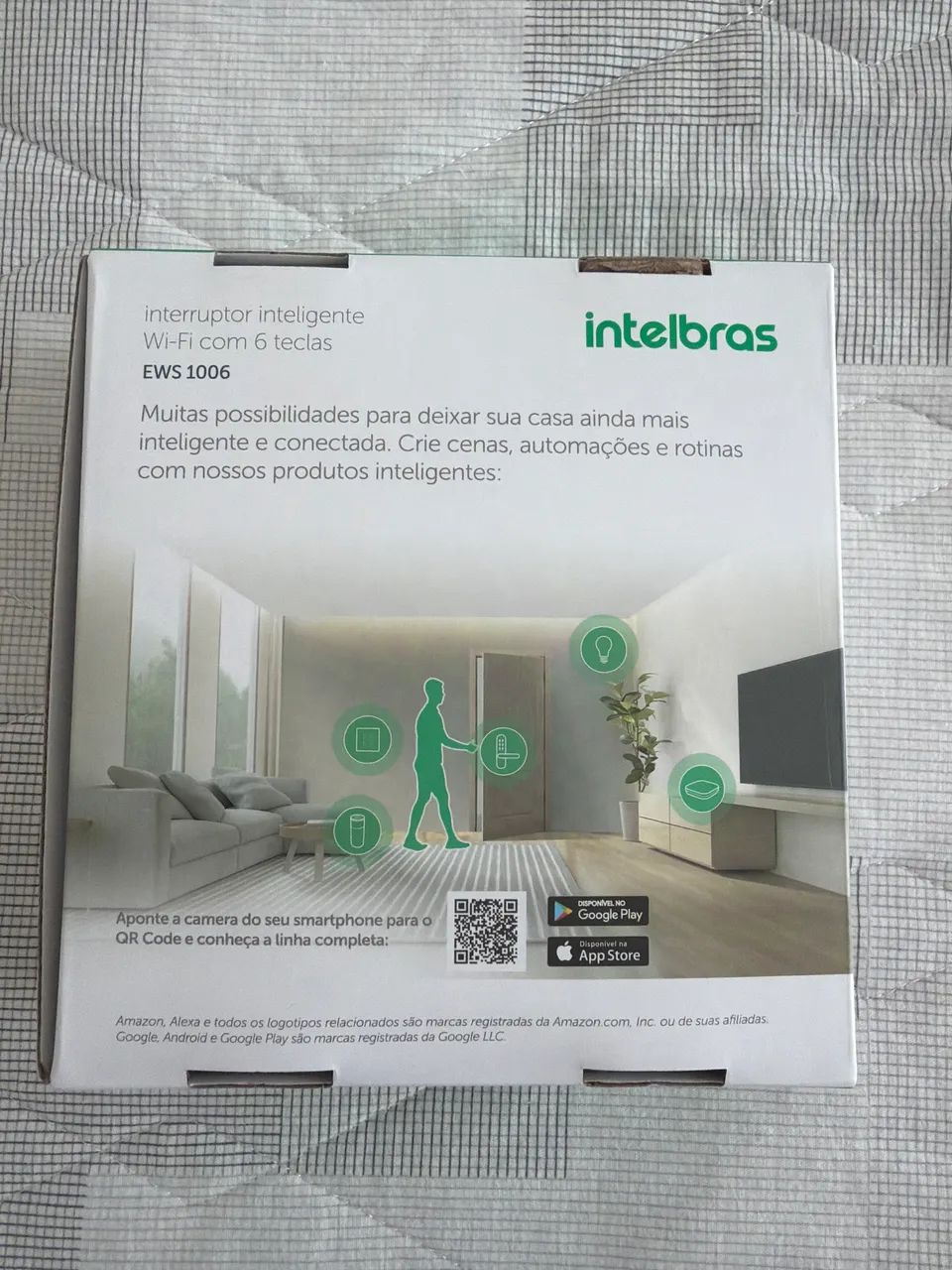 Interruptor inteligente intelbras Wi-Fi com 6 teclas - Foto 3