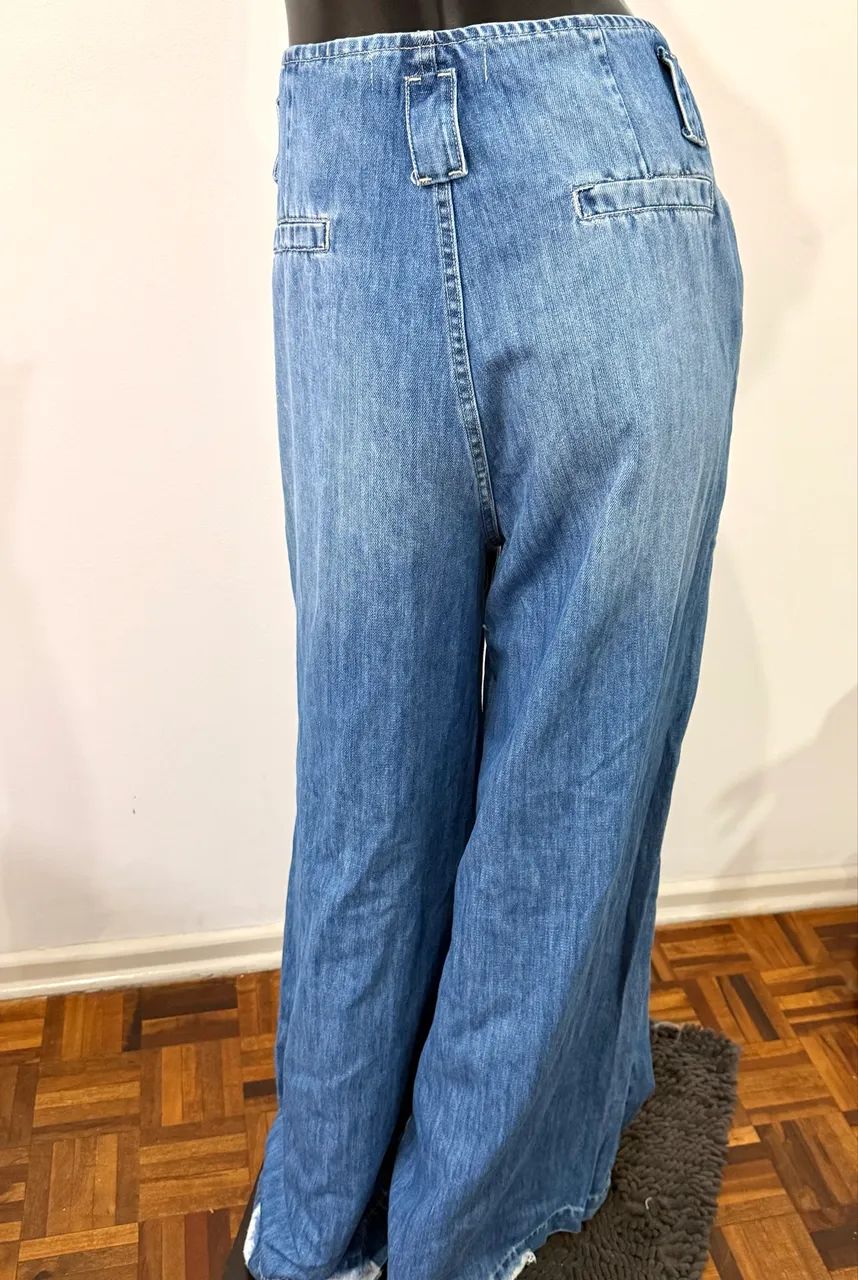 Calça pantalona 46 nunca usada pequiá  - Foto 5