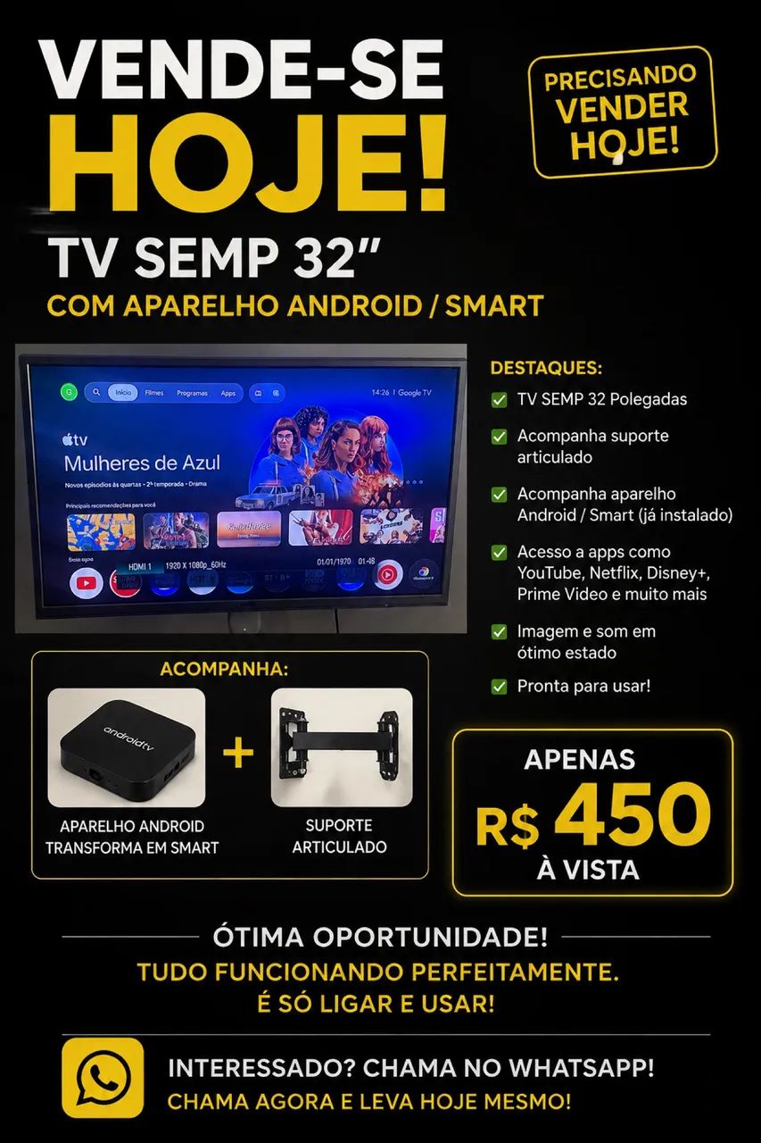 Vende-se tv