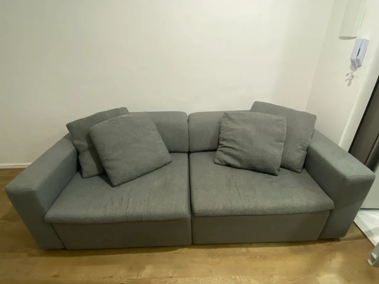 Sofá linho cinza 2,30m - Foto 3