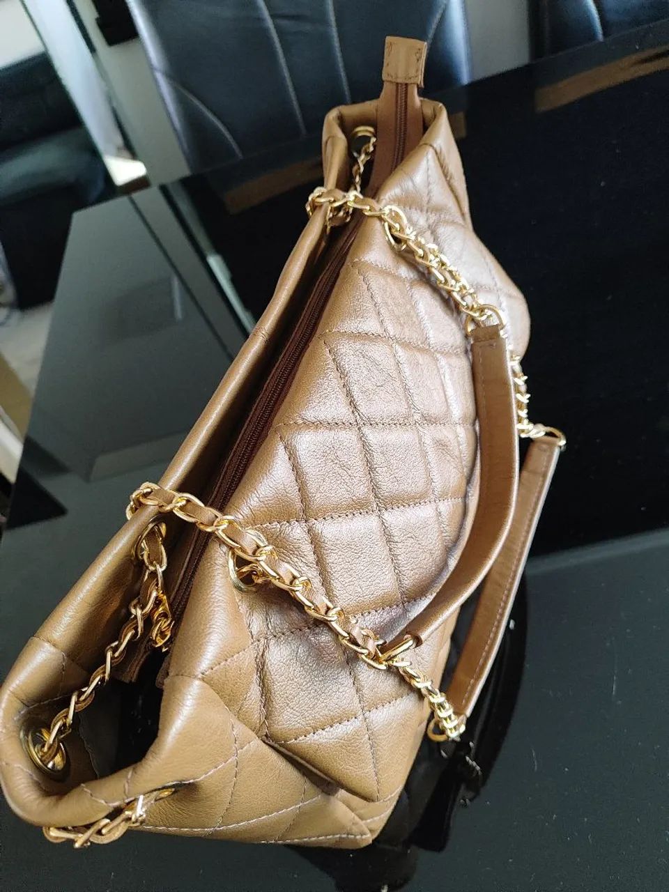 Bolsa em couro legítimo  - Foto 2