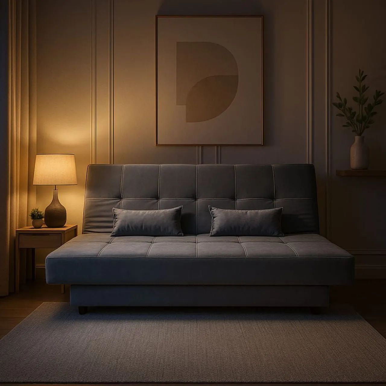 Sofá Cama Luna com designer elegante prático  - Foto 2